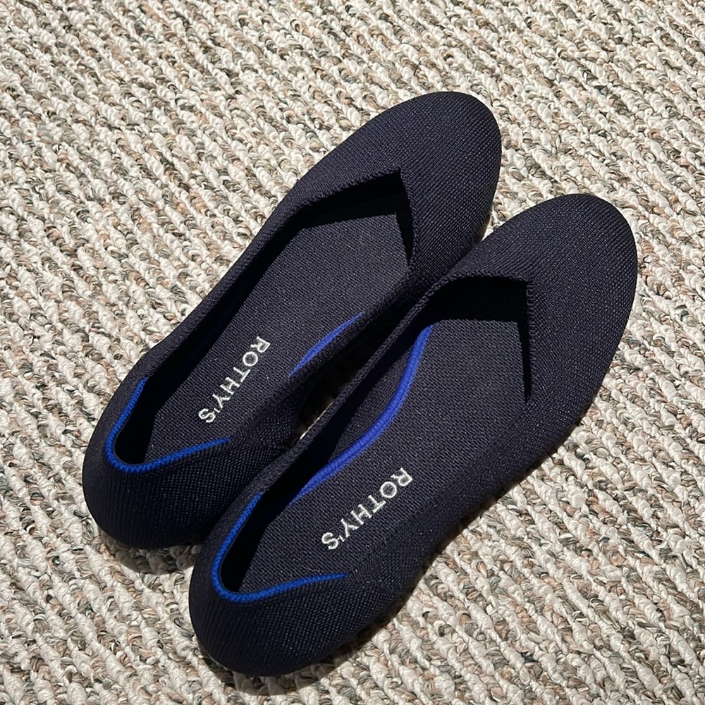 Navy Rothys.
